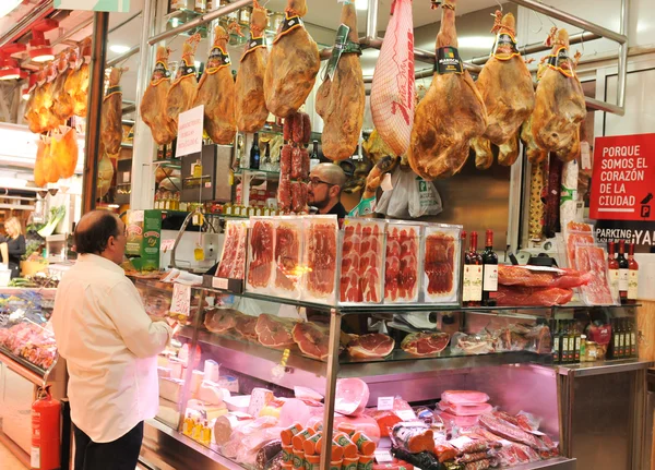 Mercado Central w Walencji, Hiszpania — Zdjęcie stockowe