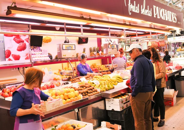 Mercado Central i Valencia, Spanien — Stockfoto