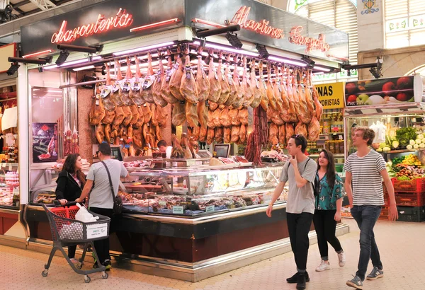 Mercado Central en Valencia, España — Foto de Stock