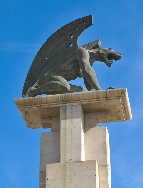 Dettaglio architettonico Gargoyle — Foto Stock