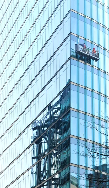 Lavadora de ventanas —  Fotos de Stock