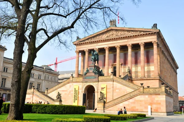 Alte nationalgalerie in Berlijn, Duitsland — Stockfoto