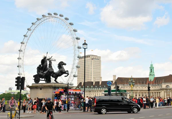 Turistas de Londres — Fotografia de Stock