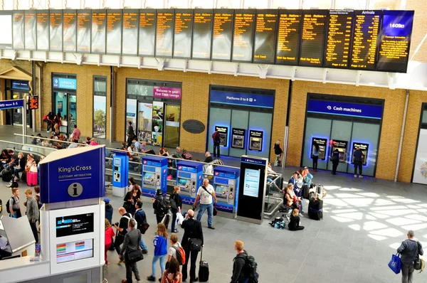 King's Cross tren istasyonu — Stok fotoğraf