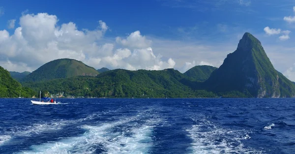 Los Pitons. — Foto de Stock