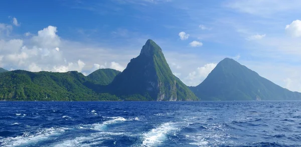 Los Pitons. — Foto de Stock