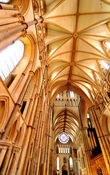 Interior de la catedral Lincoln — Foto de Stock