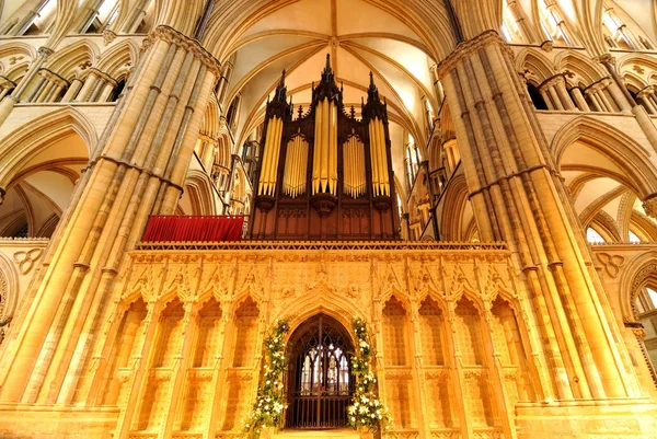 Lincoln Cathedral interior — Stock Photo, Image