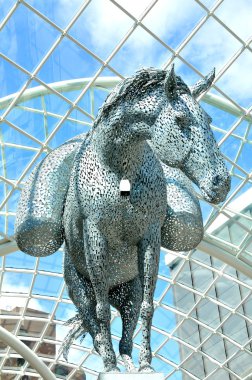 Horse statue clipart