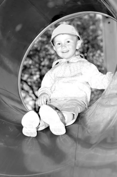 En el parque infantil — Foto de Stock