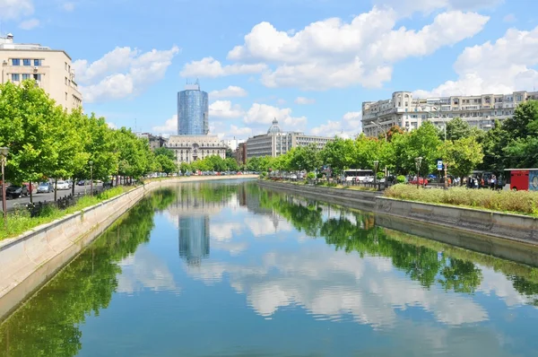 Dambovita river — Stock Photo, Image