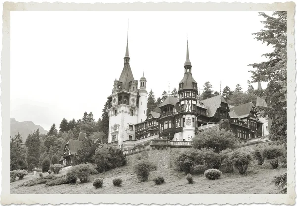 Замок Пелеш в Румынии — стоковое фото