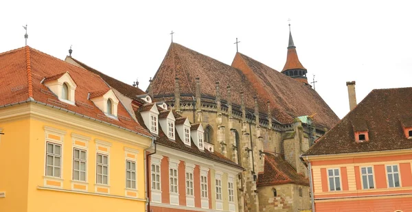 Chiesa nera a Brasov, Romania — Foto Stock