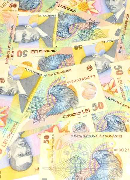 Romanian currency — Stock Photo, Image