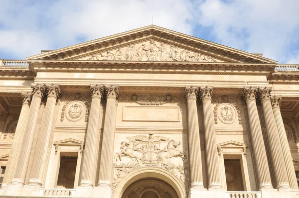 Louvre Museum detail — Stock Photo, Image