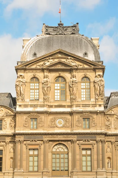 Louvre Museum detail — Stock Photo, Image