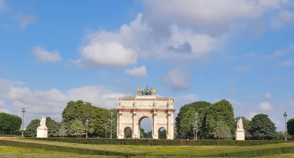 Το Arc de Triomphe du Carrousel στο Παρίσι, Γαλλία — Φωτογραφία Αρχείου