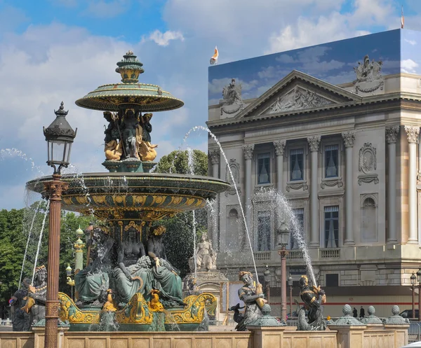 Fontana Concorde a Parigi — Foto Stock