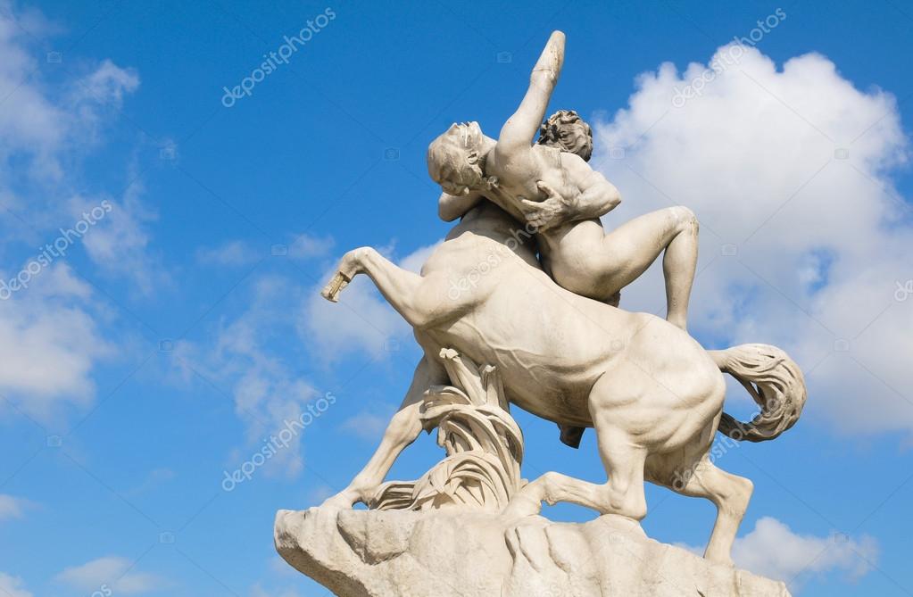 Greek mythology statue — Stock Photo © lucianmilasan 95872212