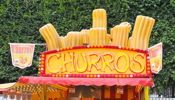 Churros obchod v Paříži — Stock fotografie