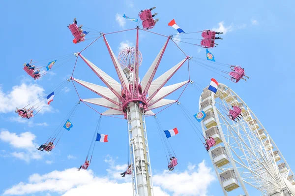 Rueda de ferris en París — Foto de Stock