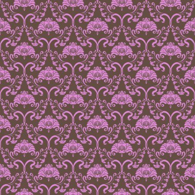 Damask Çiçeksiz desen