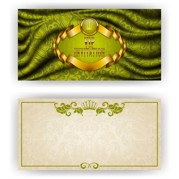 Modèle élégant pour invitation de luxe VIP — Image vectorielle