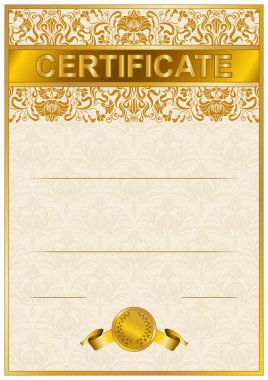 zarif şablonu bir sertifika, diploma