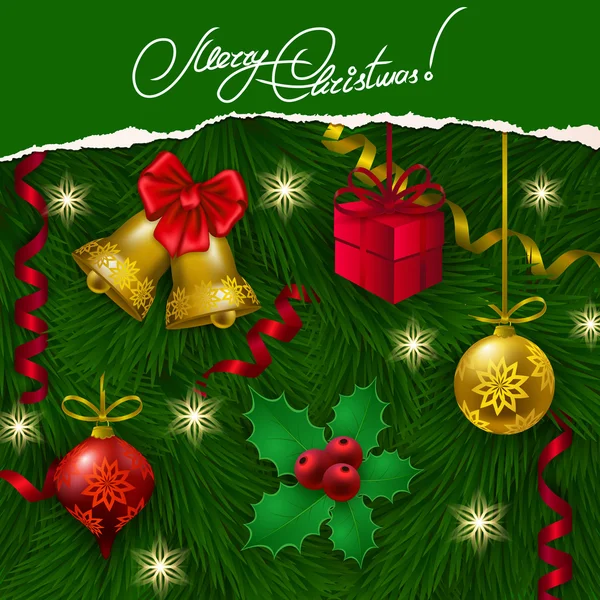 Christmas background — Stock Vector