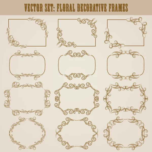 Decorative frames — Stock Vector