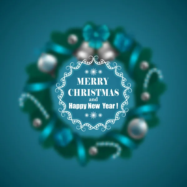 Christmas blurred background — Stock Vector