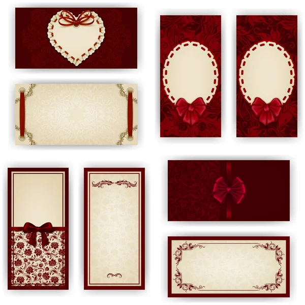 Elegant template for luxury invitation, card — Stock Vector
