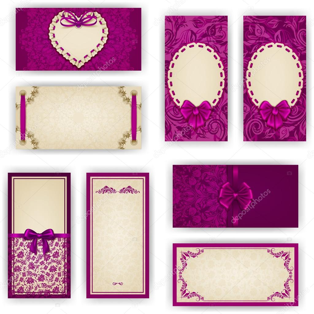 Elegant template for luxury invitation, card