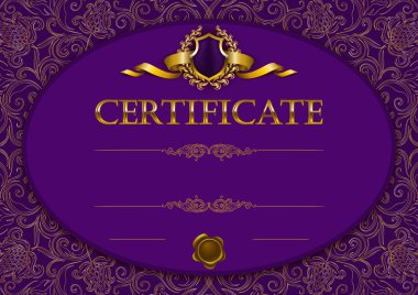 Zarif şablon / sertifika