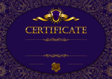 Zarif şablon / sertifika