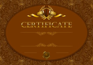 Zarif şablon / sertifika