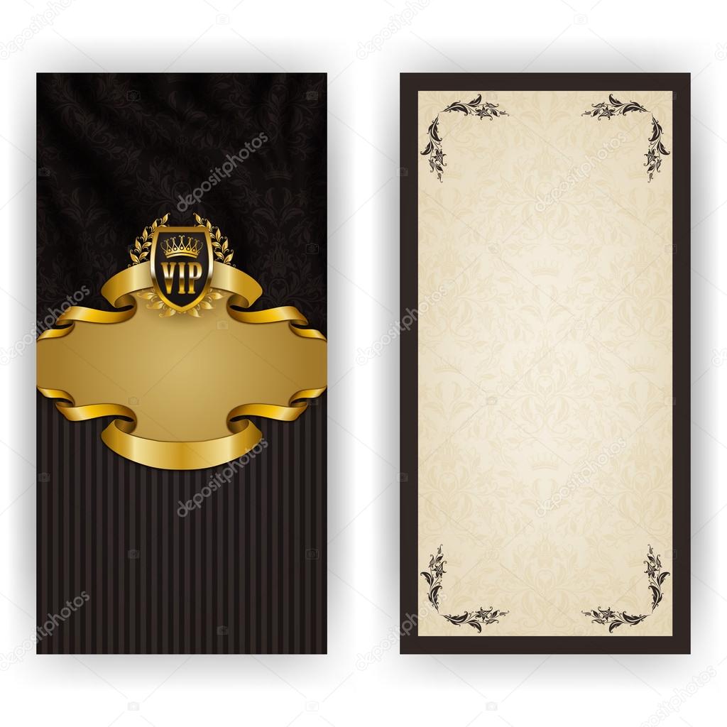 Template for luxury invitation