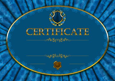 zarif şablonu bir sertifika, diploma