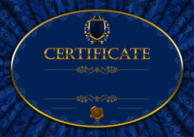 zarif şablonu bir sertifika, diploma