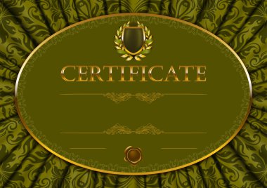 zarif şablonu bir sertifika, diploma