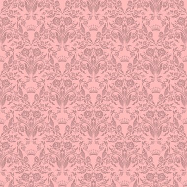 Damask Çiçeksiz desen