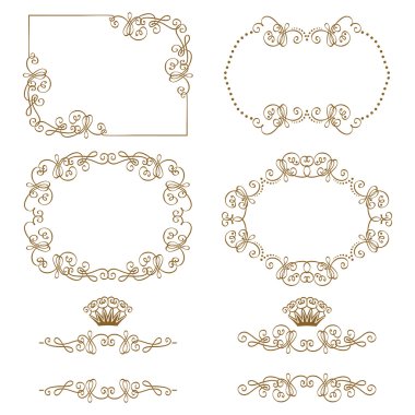 Dekoratif çerçeve kümesi