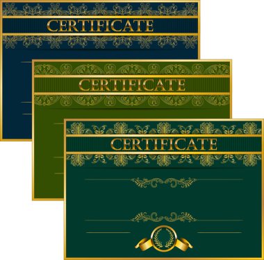 zarif şablonu bir sertifika, diploma