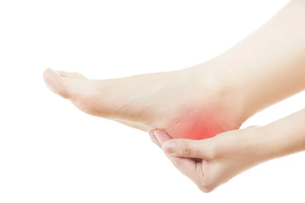 女性の足の痛み ストックフォト