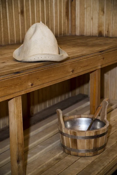 Sauna, Badezubehör — Stockfoto