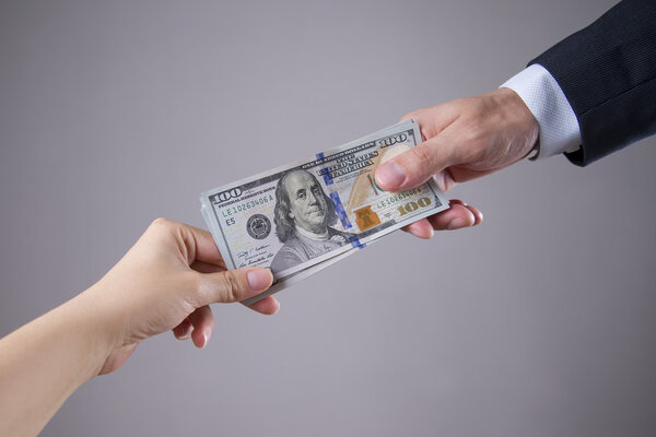 Money in the hands of the people