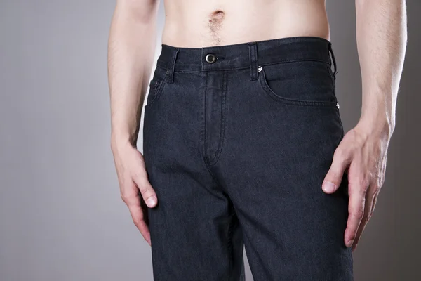 Man in jeans — Stock Photo, Image