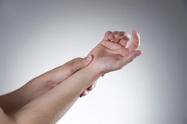 Ellerin Eklemlerindeki ağrılar — Stok fotoğraf