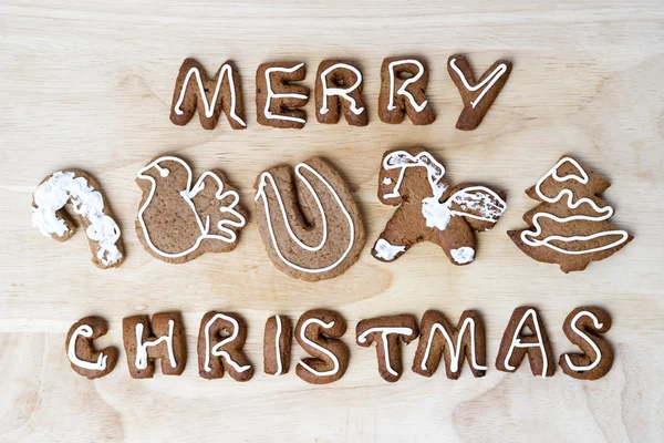 Galletas de Navidad. Feliz Año Nuevo — Foto de Stock