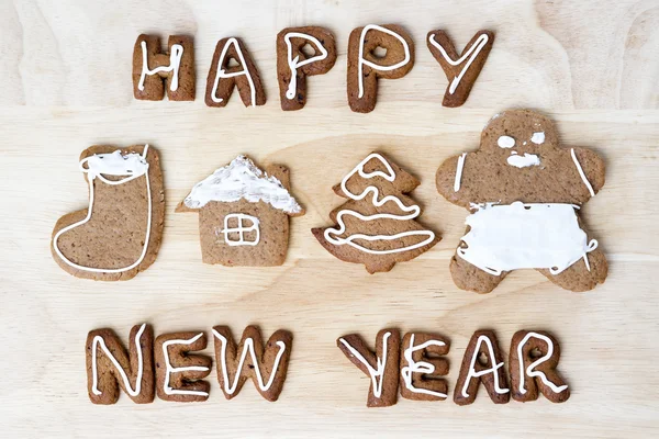 Weihnachtsplätzchen. frohes neues Jahr — Stockfoto